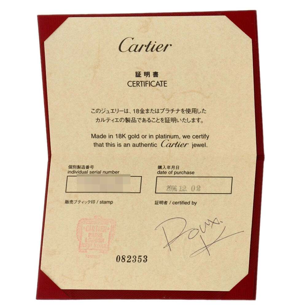 CARTIER Authentic Silver Diamond Ring - Picture 8 of 8